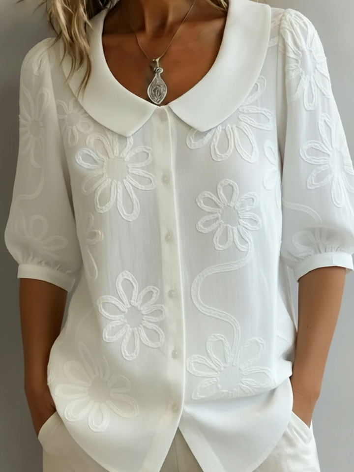 LORETTA | CHIC FLORAL LIGHTWEIGHT BLOUSE