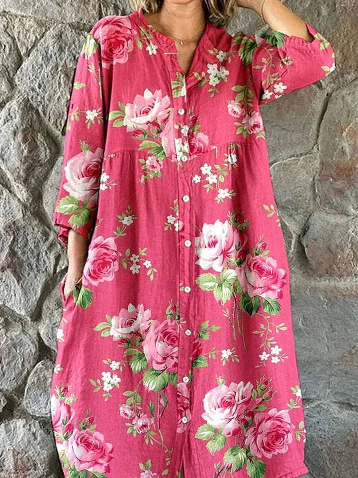 MADDIE | CHIC ART FLORAL DRESS