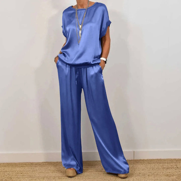 RAFA | ELEGANT SATIN TWO-PIECE SET