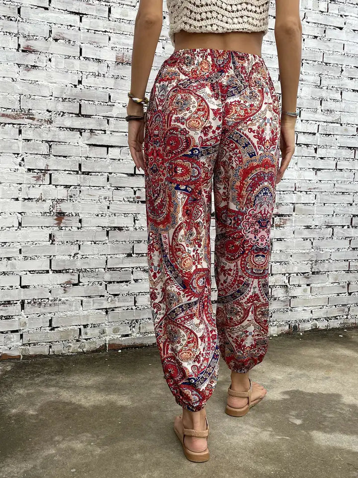 GAELLE | CHIC BOHO HIGH-WAIST SUMMER PANTS