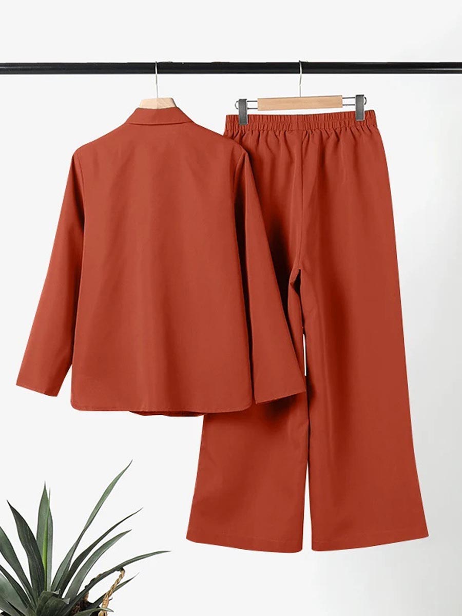 VERA | ELEGANT CLASSIC LINEN TWO-PIECE SET