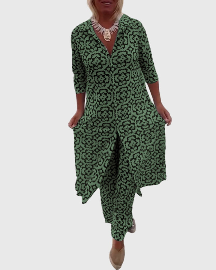 GABRIELLA | CHIC VINTAGE TWO-PIECE SET
