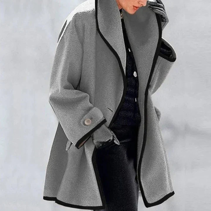 VANESSA | ELEGANT DOUBLE-BREASTED WOOL COAT