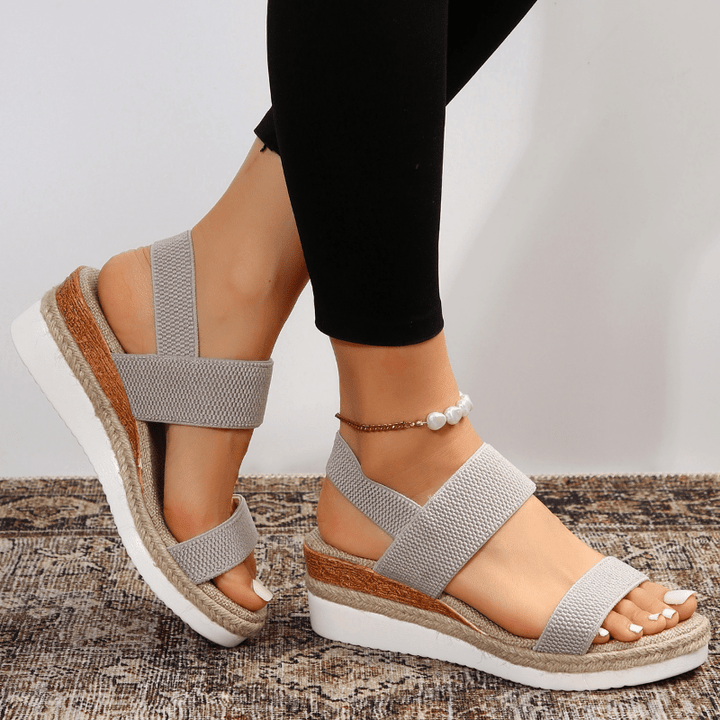 EMILY | COZY COMFORT ORTHOPEDIC PLATFORM SANDALS
