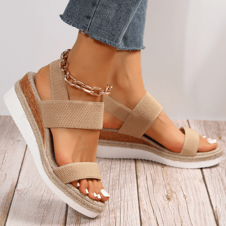 EMILY | COZY COMFORT ORTHOPEDIC PLATFORM SANDALS