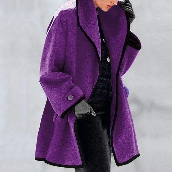 VANESSA | ELEGANT DOUBLE-BREASTED WOOL COAT