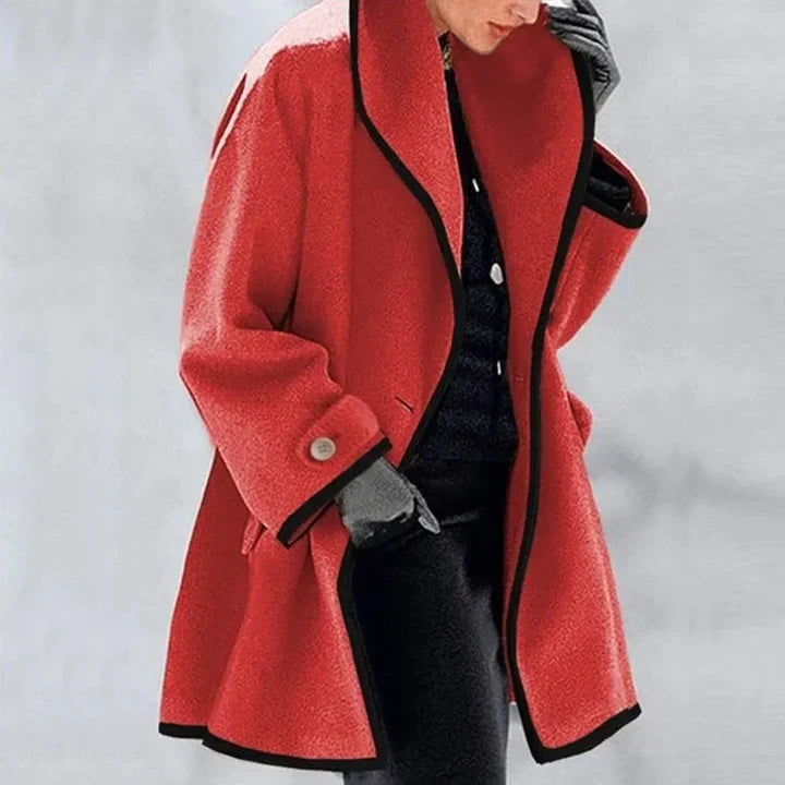 VANESSA | ELEGANT DOUBLE-BREASTED WOOL COAT