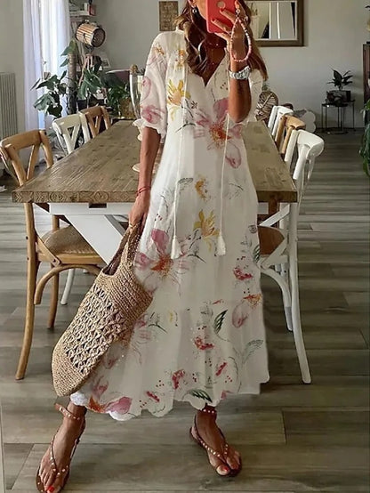 LISA | CHIC BOHO A-LINE DRESS
