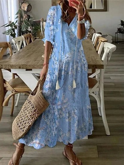 DEBRA | RELAXED BOHO SUMMER DRESS
