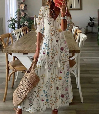 LISA | CHIC BOHO A-LINE DRESS